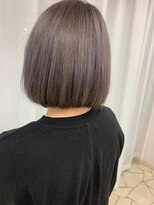 ルノン(LUNON) グレージュカラー/ケアブリーチ/ハイトーン/ボブ