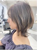 ネオウルフ×ペールベージュボブウルフ　ウルフカット