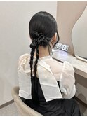 人気上昇★飾りなしでも可愛い カチモリヘア