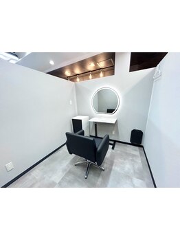 自分だけのプライベート空間で髪も心もリラックス！贅沢なサロンTimeを…♪