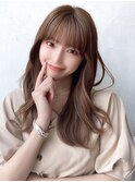 小顔バング厚め前髪カット似合わせ顔まわり韓国風レイヤー新宿