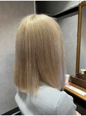 20代30代大人可愛いダブルカラーブリーチハイトーンカラー