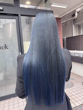 ファンド 千葉(fand) ネイビーブルー/ハイライトカラー/イメチェン