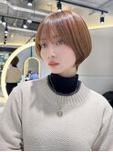 ショート ボブ インナーカラー 韓国風5617