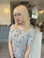 ローレンアオ(LOREN AO)&nbsp;【LOREN AO】抜きっぱなしブロンド/レイヤーカット/ブリーチ