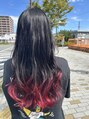 カイノ いずみおおつCITY店(KAINO) 暗髪×グラデーションカラー♪
