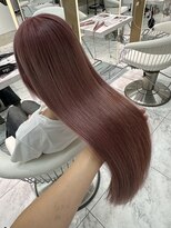 ロンドルピナス 小倉(Lond Lupinus)&nbsp;ミディアムヘア暗めカラー/デザインカラー/フェイスフレーミング