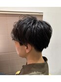 ナチュラルショートマッシュ