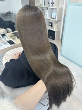 ルアナ ヘア アンド トリートメント(Luana) 【Luana難波】オリーブカラー×艶髪×髪質改善トリートメント