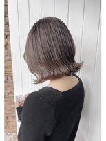 レリーアンテ 大阪梅田(Rely ante)&nbsp;透明感グレージュカラー　ボブ