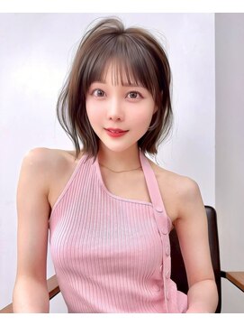 髪質改善/大人ガーリー/似合わせカット/ショートボブ前髪/仙台