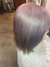 フランク 伊丹店(i's FRUNC)&nbsp;【ブリーチ ダブルカラー】パープルベージュ