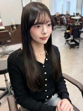 コビーバイジーナ 梅田茶屋町(Coby by Zina) 前髪あり 大人ナチュラルストレート