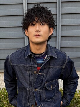 ラパンセブランメンズ 蟹江(LA PENSEE BRUN MEN'S) [LAPENSEE_INAGAKI]  波巻きパーマ