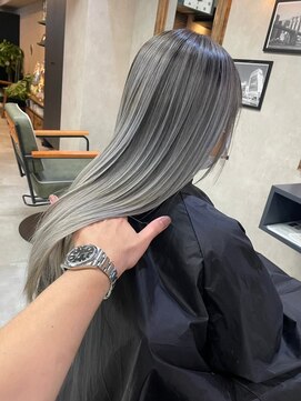 サニー 渋谷(SUNNY) バレイヤージュ、ハイライト、レイヤーカット、ダブルカラー