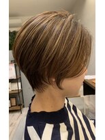 エイティヘア(Eighty hair)&nbsp;タイトショート×ミルクティー