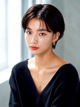 ルービック 梅田茶屋町(Rubik) 大人可愛いハンサムショート・センターパート