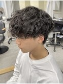 ♪メンズ/マッシュ/センターパート/ニュアンスパーマ