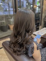 キャラ 池袋本店(CHARA) せっかくセミロングならコテ巻き風パーマが可愛いのでオススメ!