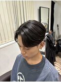 曲がる縮毛矯正×センターパート