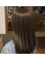 マシェリ バイ ハセ(ma cherie by HASE) 透け感ショコラブラウン