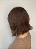 切りっぱなしボブ