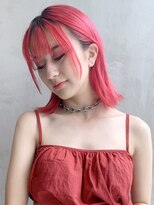 アルバム 銀座(ALBUM GINZA)&nbsp;外はねボブ_エアリーミディショートパーマ_48316