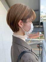 オーシャン(Ocean)&nbsp;[OCEAN Hair&Life藤原純] ハイトーンカラー×丸みショート☆