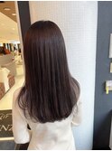 ★岡田有加★20代30代/ハイライトでつくる艶色透明感ブラウン
