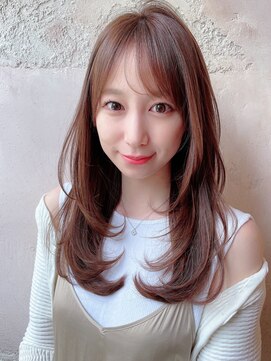 ロンドローズ 名古屋(Lond damaskRose) 髪質改善 ショートボブ インナーカラー 韓国風 前髪カット 小顔