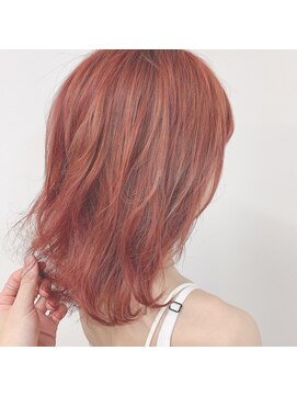 ガーランドウメダ(Garland umeda) テラコッタオレンジ×ハイライトカラー