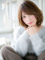 クオーレ ヘア アンジュ 水戸店(CUORE HAIR ange)&nbsp;水戸/イルミナカラー/ココアベージュ/ボブウルフ/黒髪b
