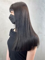 アイティーバイアルバム 松戸店(IT by ALBUM)&nbsp;ストレートロング_チェリーブラウンフェミニンロング_ba403201