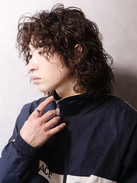 メゾンデエムスラッシュ センター北(Maison des M.SLASH) メンズウルフ/ツイスパ/ラフ/ウェットスタイル/センター北