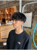 波巻きスパイラルパーマ 波巻きパーマ メンズ
