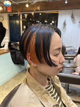 トワイロ(TOWAIRO) ガッツリオレンジのインナーカラー