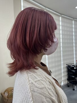 ミヤタ (Miyata) ウルフカット ピンクカラー