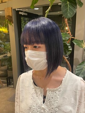 ゼストカロン(ZEST Kalon) ずっと人気！！ケアブリーチ1回で作るブルーブラック