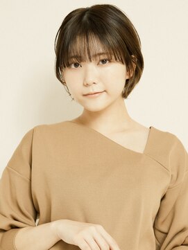 オンク 新宿(onk) 黒髪/グレーベージュ/レイヤーロング/前髪パーマ[新宿駅]