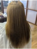 髪質改善ストレート