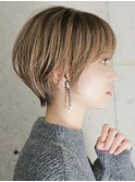 福井ショート　丸みショート　ショートボブ　まとまる　20代30代