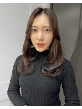 ロンドアヴァントゥス 池袋(Lond aventus) 韓国レイヤー/韓国風/ボブ/髪質改善/黒髪/ブリーチなし〔池袋〕