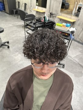 ビカムメンズヘアー 栄店(become men's hair) 【プードルパーマ×刈り上げマッシュ】名古屋栄メンズヘアカット