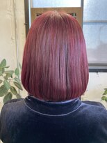 ベレッタ 松井山手店(veretta.)&nbsp;ブリーチなしの赤味カラーお任せください　担当　小林