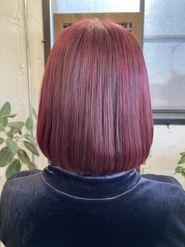 ベレッタ 松井山手店(veretta.) ブリーチなしの赤味カラーお任せください　担当　小林