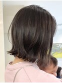 結べるボブ ママ髪型 子連れ美容室