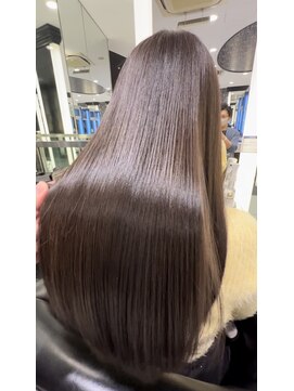 エアー 銀座タワー(AIR) プレミアムケアカラー/髪質改善/美髪/ツヤ髪スタイル【榛葉】