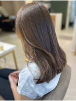 ブラン(blanc)&nbsp;透明感カラー/サンドベージュ/韓国/レイヤーカット