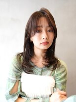 ニコ トウキョウ 渋谷(nico TOKYO)&nbsp;ミディアムレイヤー/韓国ヘア/レイヤーカット/顔周りレイヤー