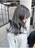 【ブリーチなしダブルカラー】透け感グレージュ★